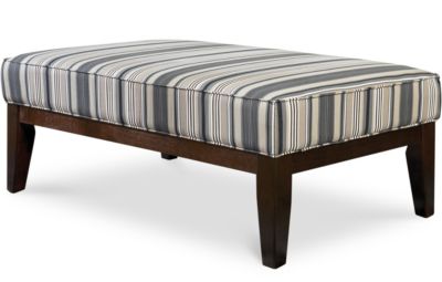 Yvette Steel Cocktail Ottoman