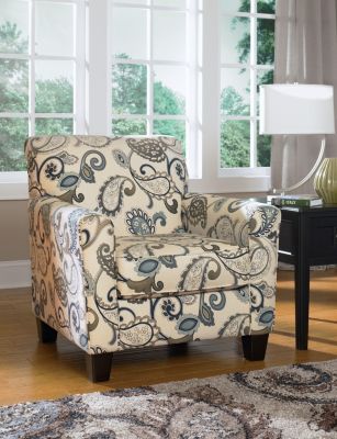 Yvette Steel Accent Chair
