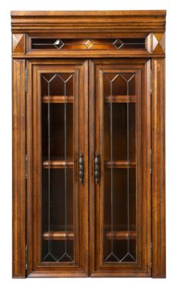 Bookcase Hutch Glass Doors