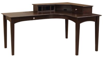 E2 Espresso L Desk Set
