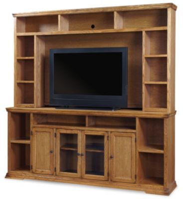 Oak-Canyon-84--Console-w-Hutch