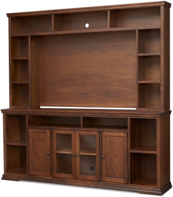 Oak Canyon 84  Console w Hutch