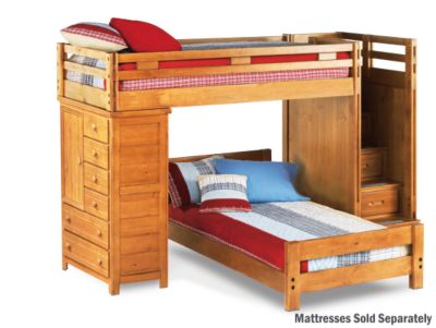 Twin Step Loft With Chest