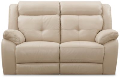 Leather Reclining Loveseat