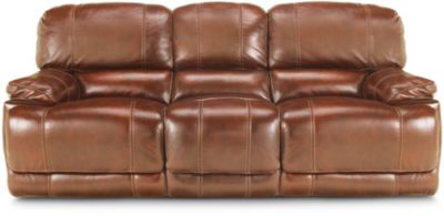 Power Reclining Leather Sofa