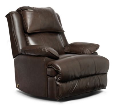 Art Van Power Leather Recliner - Art Van Furniture