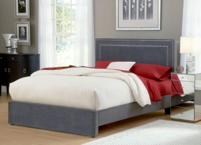 Amber King Upholstered Bed