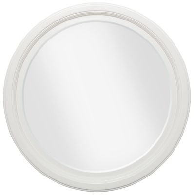 Round Mirror - White