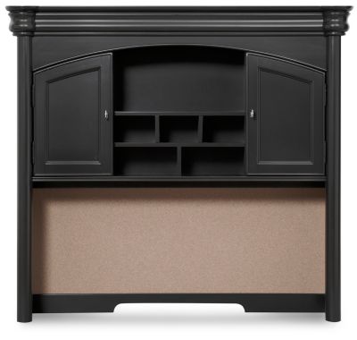 Desk-Hutch---Black