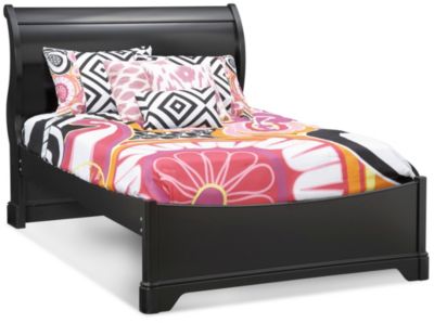 Full-Sleigh-Bed---Black