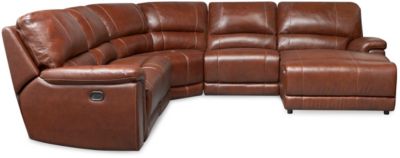 5-Pc-Leather-Reclining-Sect.