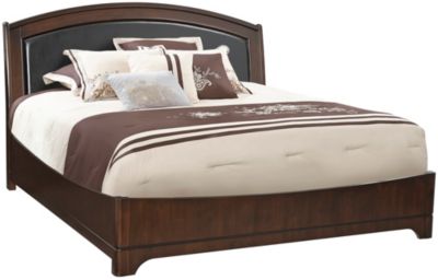 Avalon King Uph Platform Bed