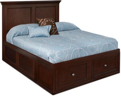 Full Panel Bed With 1 Storage