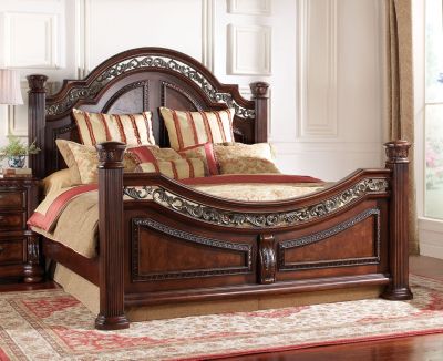 San Marino King Panel Bed - Art Van Furniture