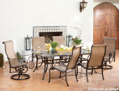 7 Pc. Table,& 6 Swivel Chairs