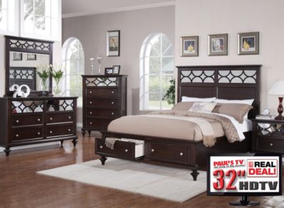 bedroom set with tv
 on 6pc Queen Bedroom Set with TV | Master Bedroom | Bedrooms | Art Van ...