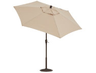 9'-Beige-6-Rib-Push-Button