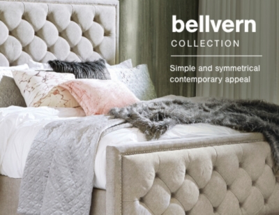 Bellvern Queen Upholstered Bed | Ashley Furniture HomeStore