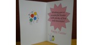Inside of easter card