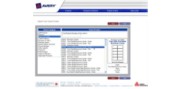 Screen grab of product selection screen in Design & Print online