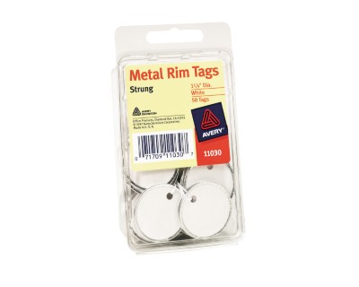 Tag-Pak Metal Rim Tags 11030