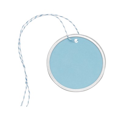 MSHO Metal Rim Tags, Blue, Large, 2-1/4" Diameter, 5/pk 11859