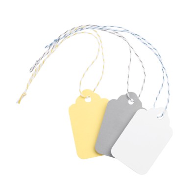 MSHO Paper Tags, Mini, Assorted Colors, 24-pack 11866