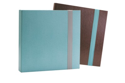 MSHO - Fabric Elastic Band, Blue/Gray, 1" x 8-1/4", 2 pack 11880