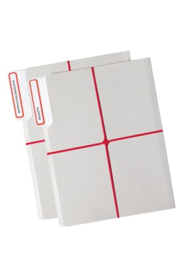 MSHO - X Bands, Large, Red, 3-1/2" x 8-1/2", 6 pack 11881