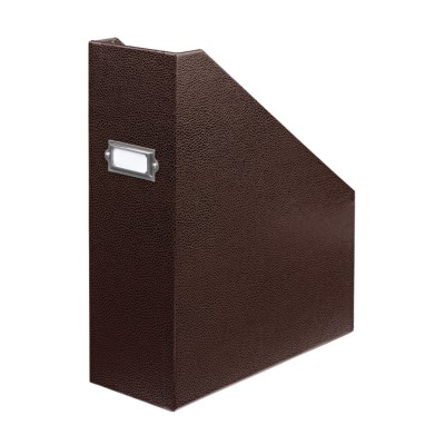 MSHO Shagreen Magazine File, Brown 13213