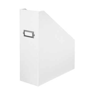 MSHO Shagreen Magazine File, White 13215