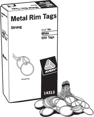 Metal Rim Tags 14313