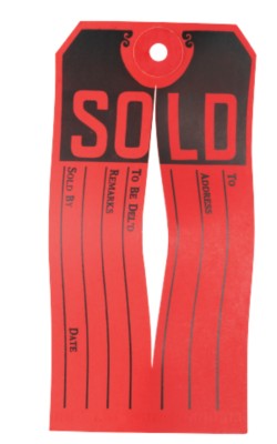 Sold Tags 15161
