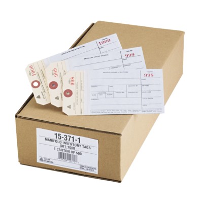 Manifold Inventory Tags 15371