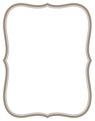 MSHO Dry Erase Decal, Flourish Design, Grey Border, Removable, 8-3/8"x10-7/8", 1 Pack. 21575