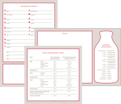MSHO Dry Erase Decal, Multi Pack, Red & Grey, Removable, 11-7/8" x 7-7/8", 3 Pack 21581