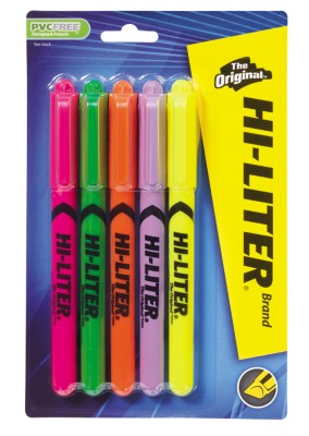HI-LITER Pen Style Highlighter 23555