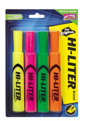 HI-LITER Desk Style Highlighters 24063