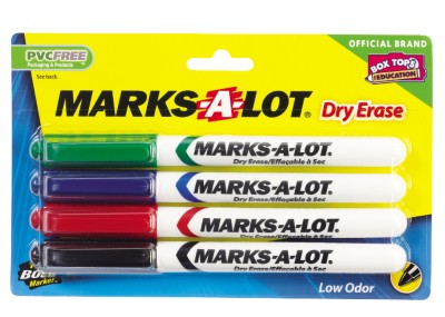 Marks-A-Lot Whiteboard Pen Style Markers 24459