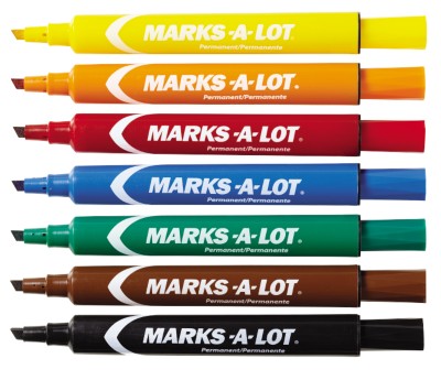 Marks-A-Lot Large Chisel-Tip Permanent Markers 24800