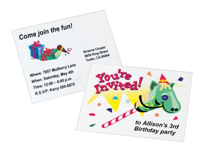 Personalized Birthday Invitations for Kids - Giddy Up