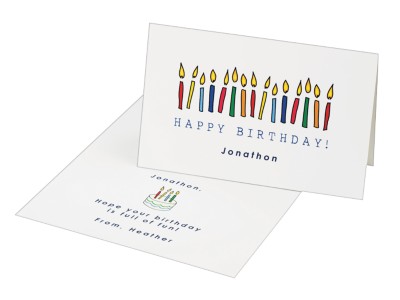 Personalized Birthday Cards – Make a Wish