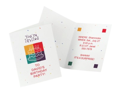 Personalized Birthday Invitations – Birthday Cake