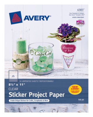 Clear Sticker Project Paper 4383