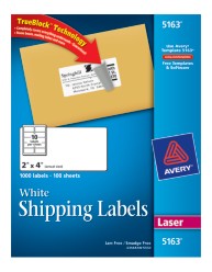 Avery Shipping Labels 5163 Packaging Image