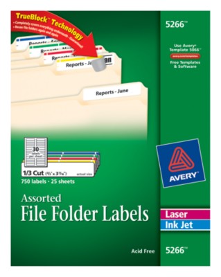 File Folder Labels 5266