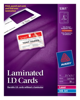 Laminated Identification Cards 5361