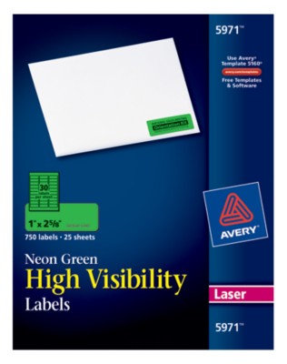 High Visibility Labels 5971
