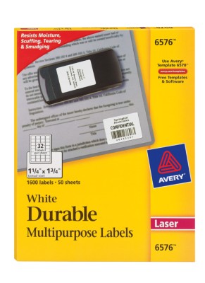 Durable Multipurpose Labels 6576