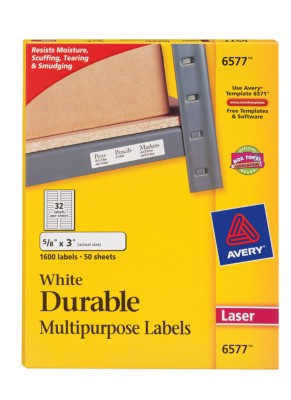 Durable Multipurpose Labels 6577